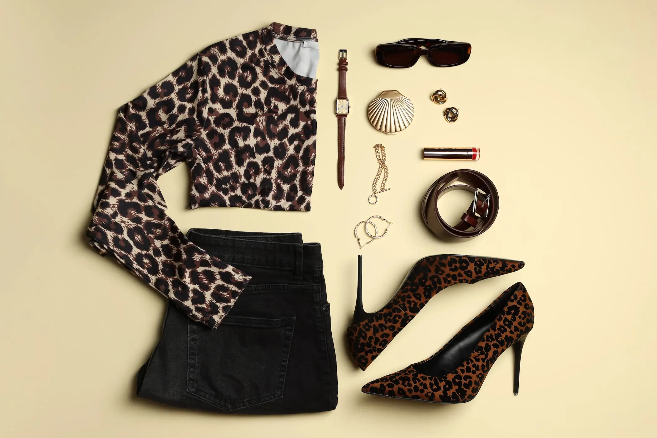 accessoire leopard femme