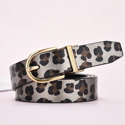 ceinture leopard chic gris