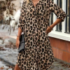 Robe Chemise Motif Léopard