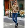 Pull léopard femme