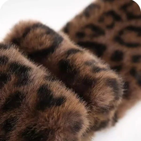 Foulard léopard femme – Écharpe chaude et douce
