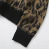 Pull léopard femme col rond printemps 2025