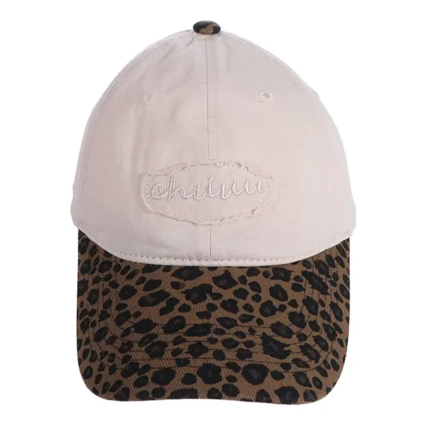 Casquette léopard femme