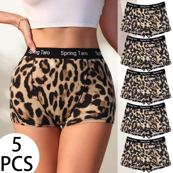 culotte leopard femme lot 5 pieces