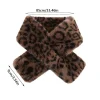 Foulard léopard femme – Écharpe chaude et douce