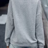 Pull léopard femme manches longues automne-hiver