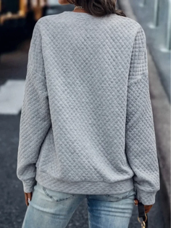 Pull léopard femme manches longues automne-hiver