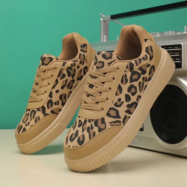 Basket léopard femme – Chaussures tendance à plateforme