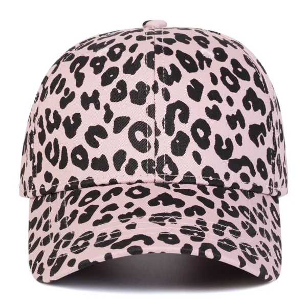 Casquette léopard unisexe – Ajustable style baseball