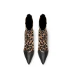 Bottines léopard femme – boots talon pointu marron chic