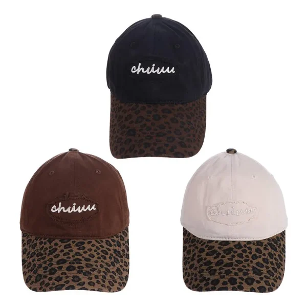 Casquette léopard femme
