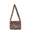 Sac léopard peluche femme – grand sac épaule