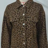 Veste en jean léopard femme – Style vintage