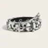Ceinture léopard femme | Accessoire mode hip-hop
