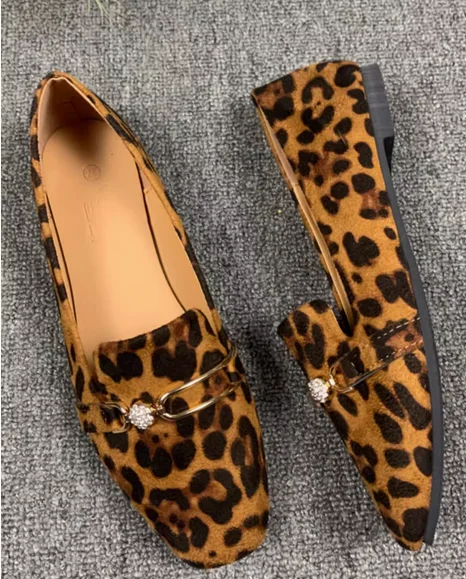 Mocassin léopard stylé