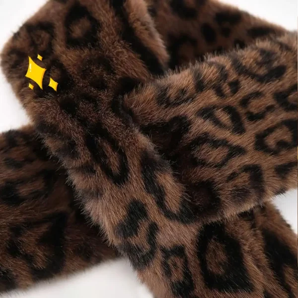 foulard leopard femme