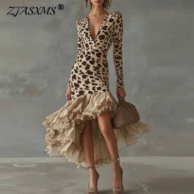 robe leopard femme everyday en mesh