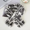 Foulard léopard femme – Écharpe chaude et douce