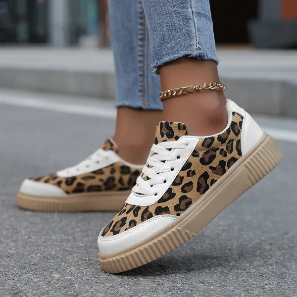 Basket léopard femme – Chaussures tendance à plateforme