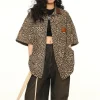 chemise leopard oversize