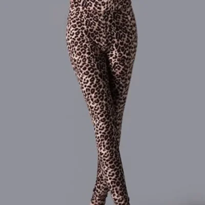 leggings leopard beige