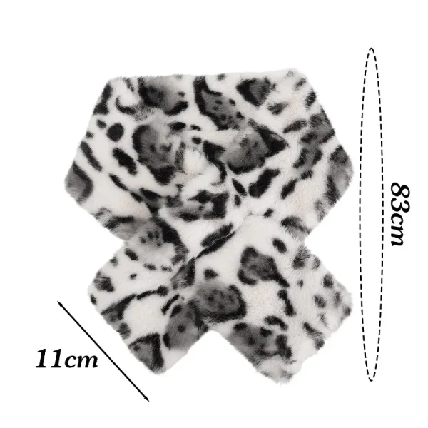 Écharpe léopard femme hiver | Accessoire chaud et stylé