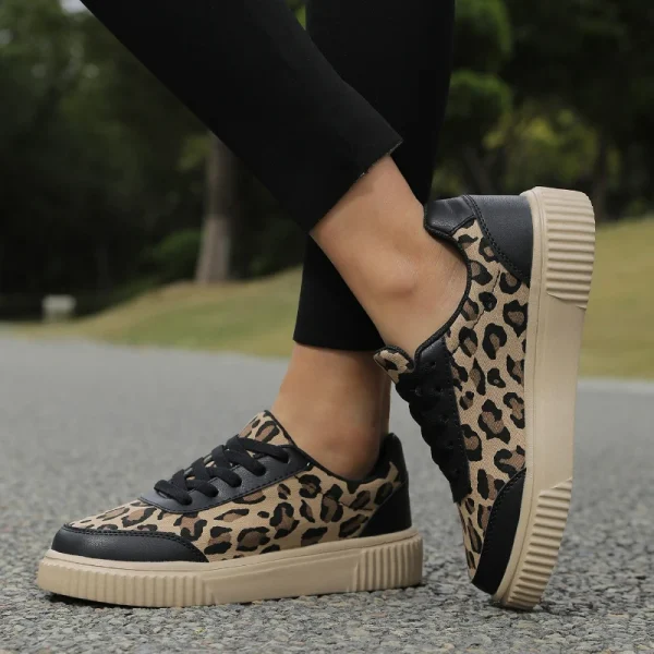 Basket léopard femme – Chaussures tendance à plateforme