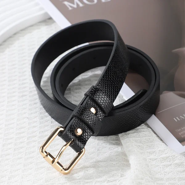 Ceinture femme léopard – design simple et tendance pour jeans