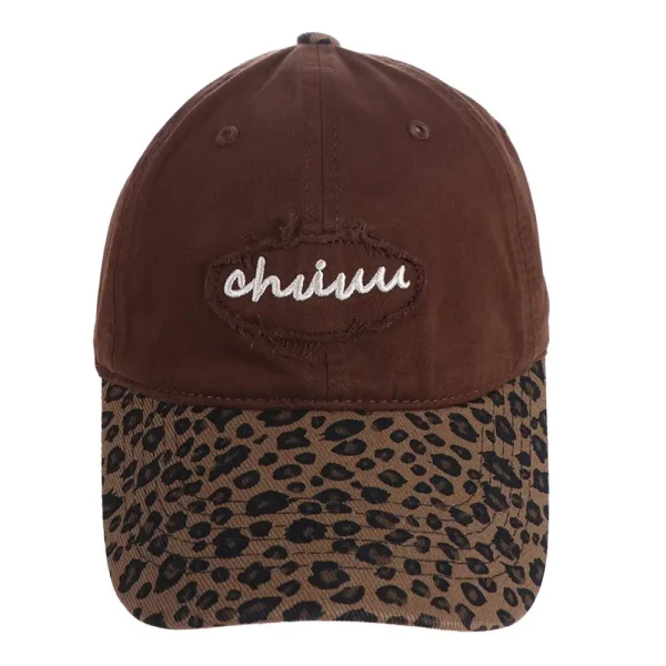 Casquette léopard femme