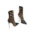 bottine leopard femme