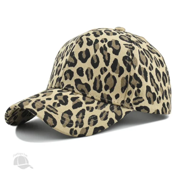 Casquette léopard femme