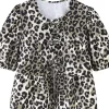 Chemise imprimée leopard femme