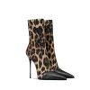 Bottines léopard femme – boots talon pointu marron chic
