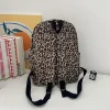 Sac à dos léopard grande capacité femme