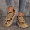 Basket léopard femme – Chaussures tendance à plateforme