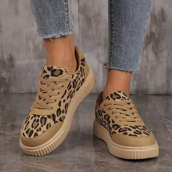 Basket léopard femme – Chaussures tendance à plateforme