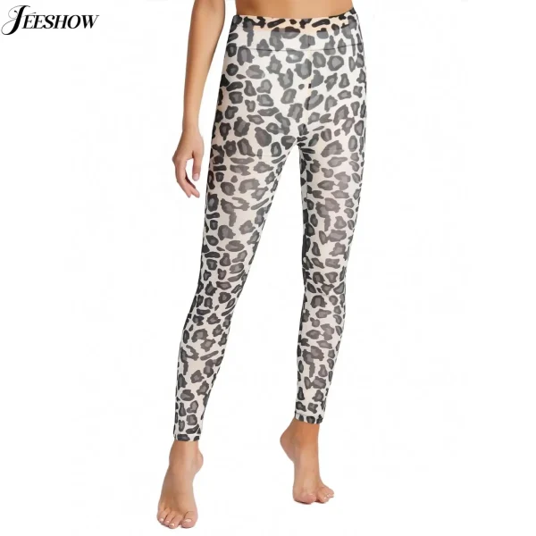 legging leopard femme