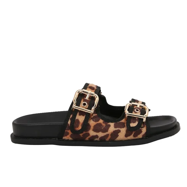 Sandale stylé leopard