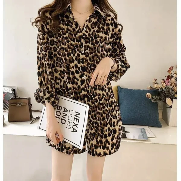 Chemise longue léopard femme – Leopard Everyday