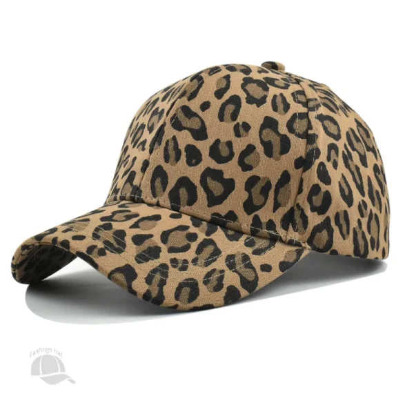 Casquette léopard femme