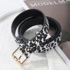 Ceinture femme léopard – design simple et tendance pour jeans