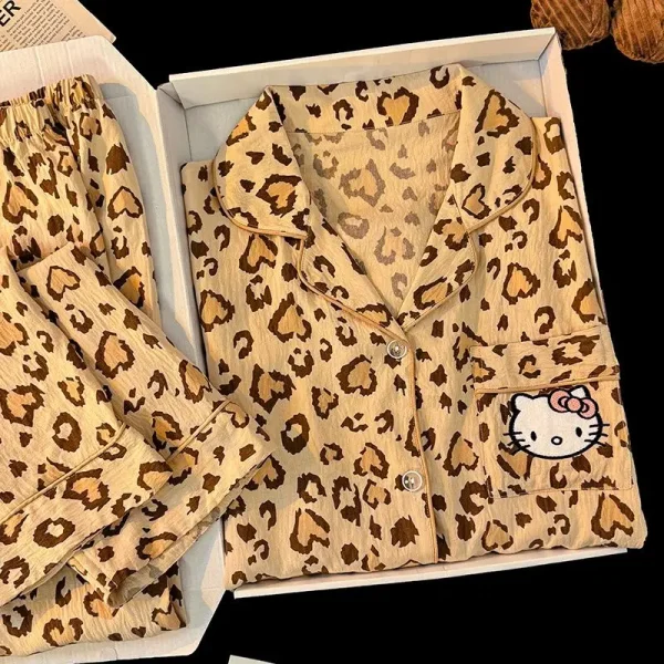 pyjama femme leopard hello kitty