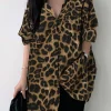Chemise léopard femme style bohème chic