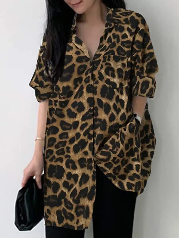 Chemise léopard femme style bohème chic
