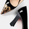 Escarpins léopard femme – talon pointu noir style bureau