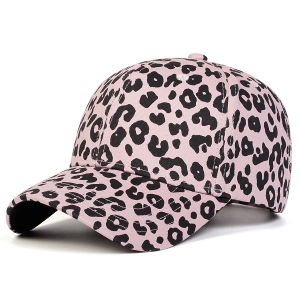 Casquette léopard unisexe – Ajustable style baseball