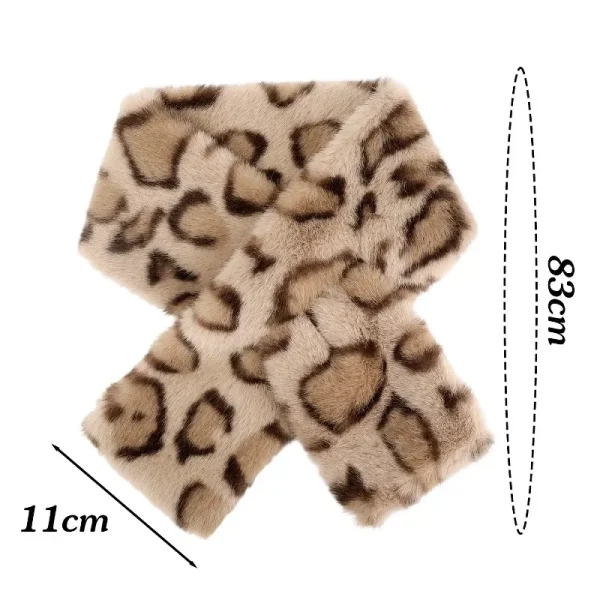 Écharpe léopard femme hiver | Accessoire chaud et stylé