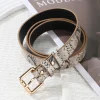 Ceinture femme léopard – design simple et tendance pour jeans