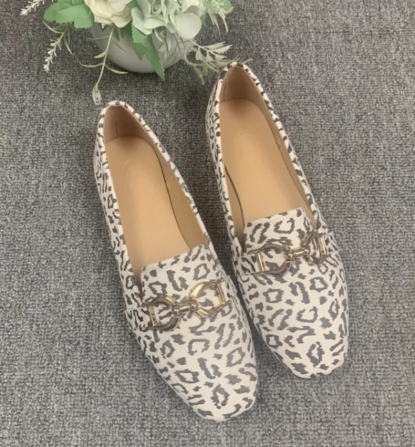 Mocassin léopard stylé