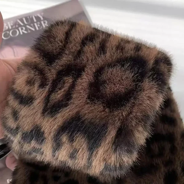 Foulard léopard femme – Écharpe chaude et douce